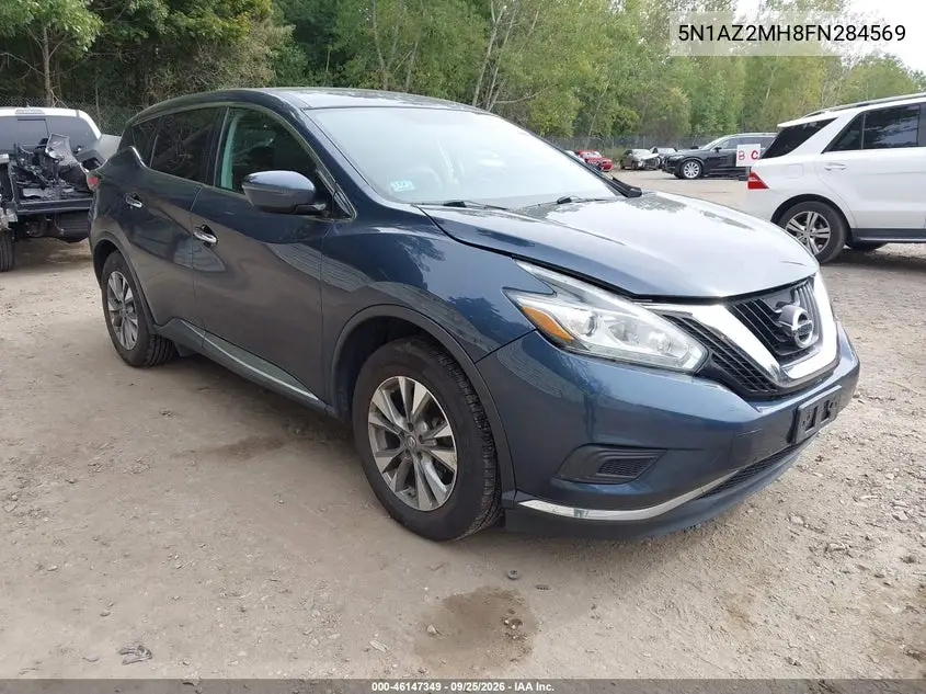 NISSAN MURANO 2015, VIN 5N1AZ2MH8FN284569