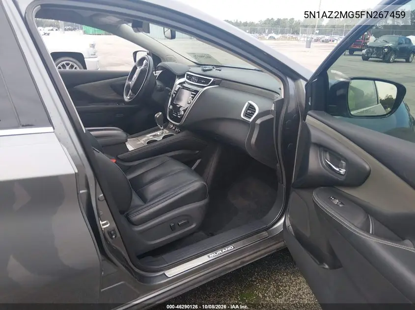 2015 NISSAN MURANO VIN 5N1AZ2MG5FN267459 — фото 5