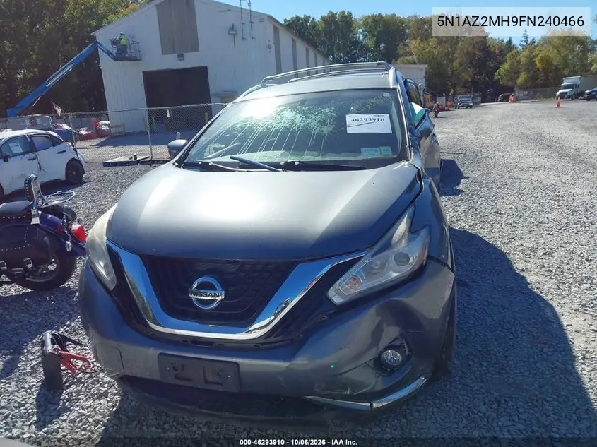 2015 NISSAN MURANO VIN 5N1AZ2MH9FN240466 — фото 11