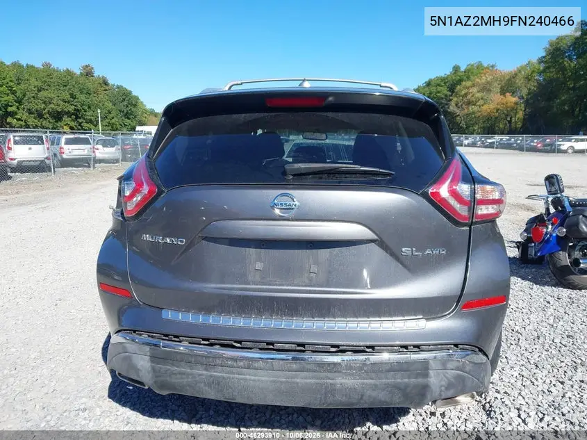 2015 NISSAN MURANO VIN 5N1AZ2MH9FN240466 — фото 15