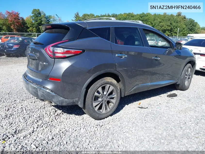 2015 NISSAN MURANO VIN 5N1AZ2MH9FN240466 — фото 4