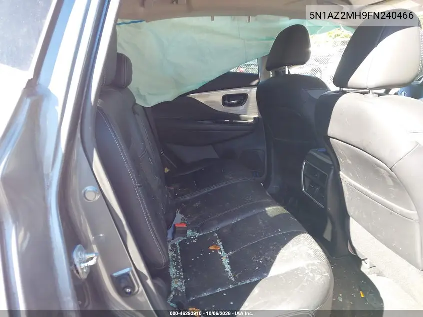 2015 NISSAN MURANO VIN 5N1AZ2MH9FN240466 — фото 8