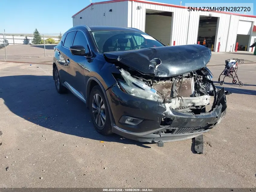 NISSAN MURANO 2015, VIN 5N1AZ2MH9FN282720
