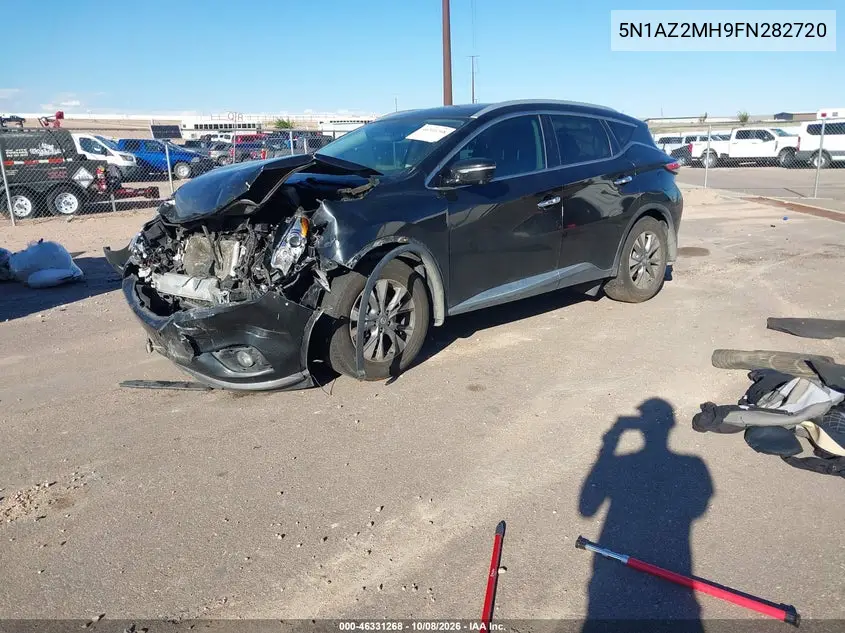 2015 NISSAN MURANO VIN 5N1AZ2MH9FN282720 — фото 2