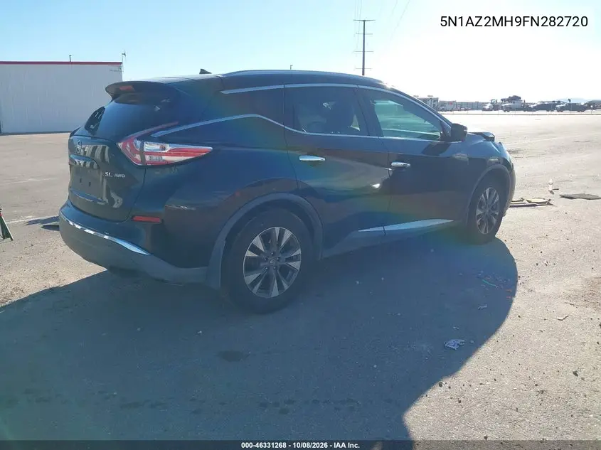 2015 NISSAN MURANO VIN 5N1AZ2MH9FN282720 — фото 4