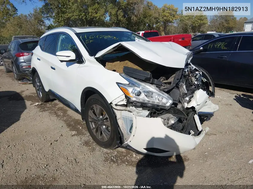 NISSAN MURANO 2017, VIN 5N1AZ2MH9HN182913