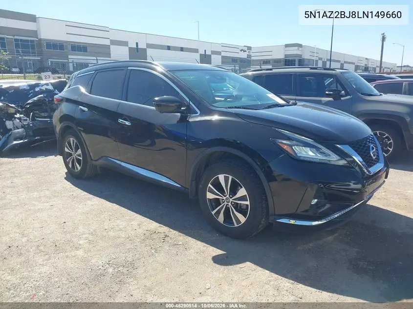 NISSAN MURANO 2020, VIN 5N1AZ2BJ8LN149660