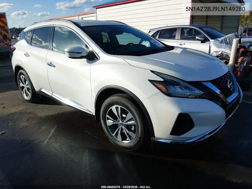 NISSAN MURANO 2020, VIN 5N1AZ2BJ9LN149280