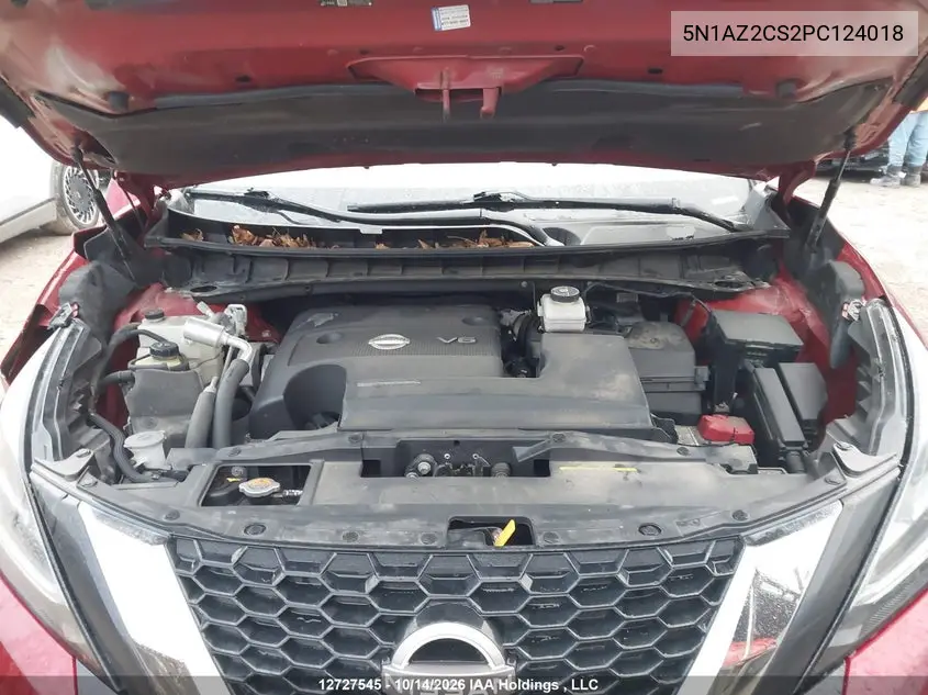 2023 NISSAN MURANO VIN 5N1AZ2CS2PC124018 — фото 10