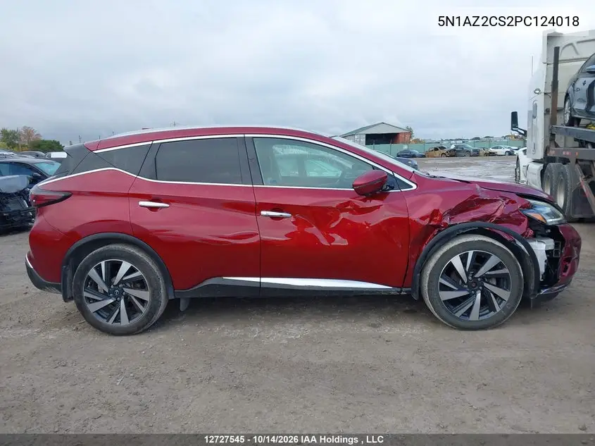2023 NISSAN MURANO VIN 5N1AZ2CS2PC124018 — фото 13