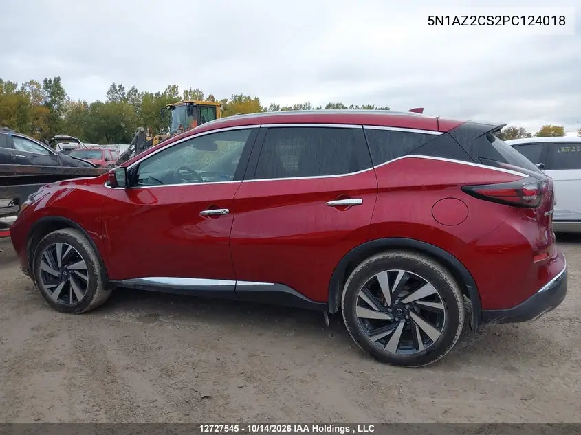 2023 NISSAN MURANO VIN 5N1AZ2CS2PC124018 — фото 14