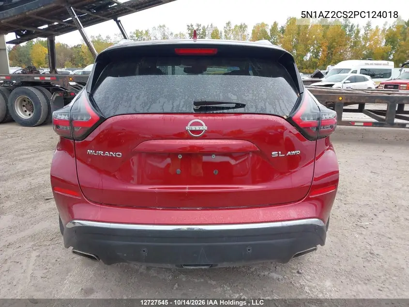2023 NISSAN MURANO VIN 5N1AZ2CS2PC124018 — фото 16