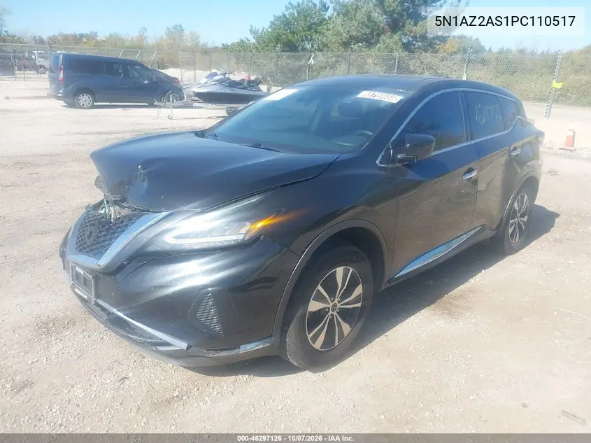 2023 NISSAN MURANO VIN 5N1AZ2AS1PC110517 — фото 2