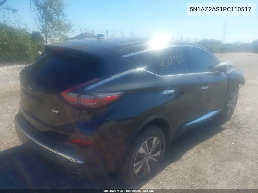 2023 NISSAN MURANO VIN 5N1AZ2AS1PC110517 — фото 4