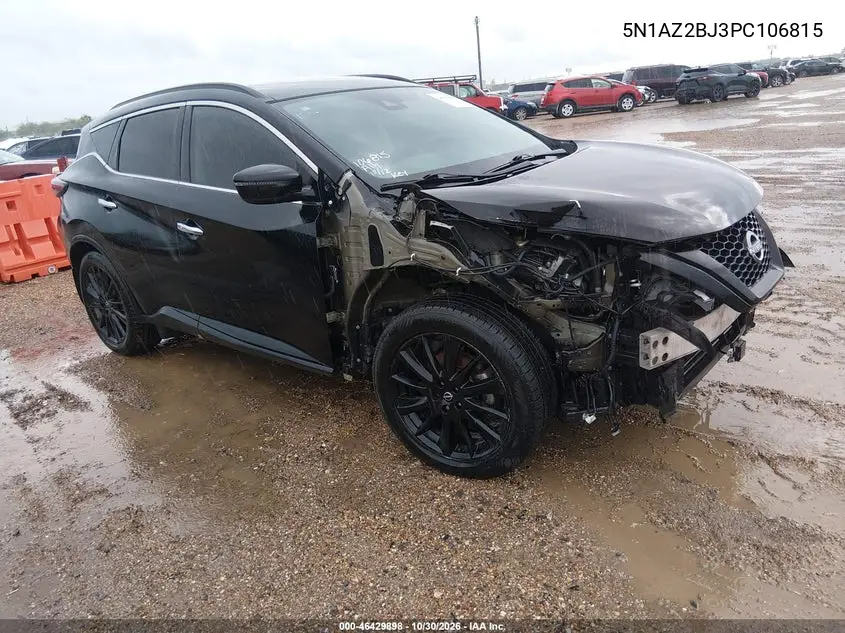 NISSAN MURANO 2023, VIN 5N1AZ2BJ3PC106815