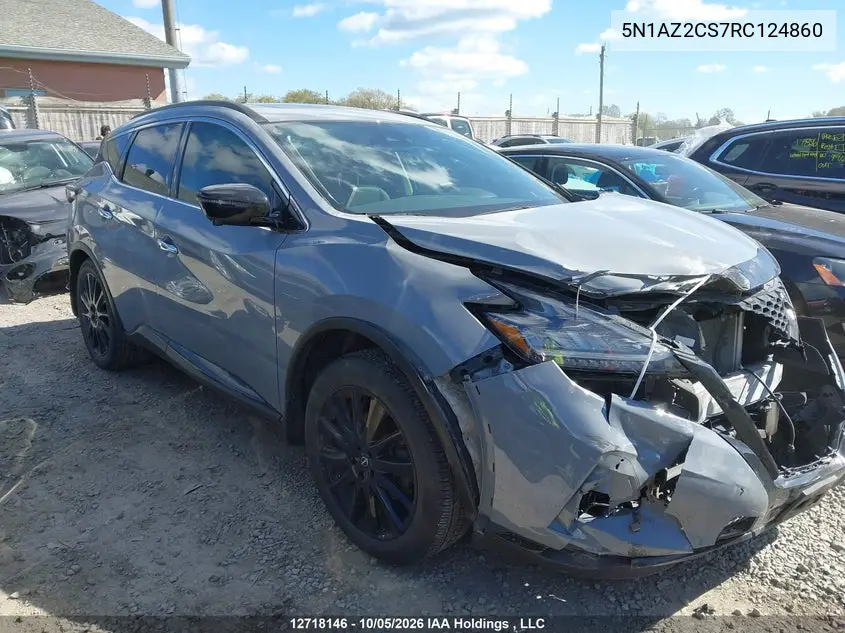 2024 NISSAN MURANO VIN 5N1AZ2CS7RC124860 — фото 13