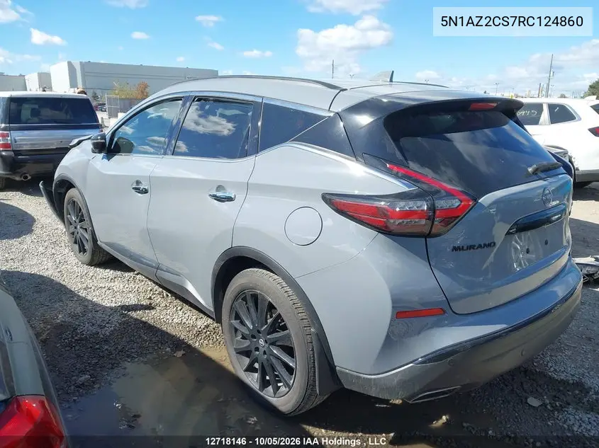 2024 NISSAN MURANO VIN 5N1AZ2CS7RC124860 — фото 14