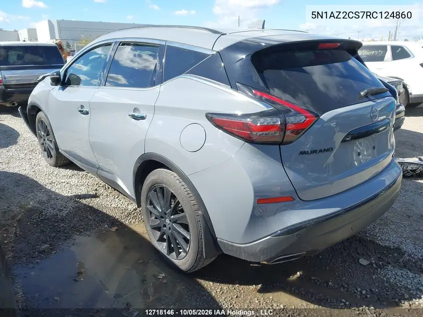 2024 NISSAN MURANO VIN 5N1AZ2CS7RC124860 — фото 3