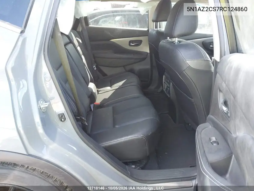 2024 NISSAN MURANO VIN 5N1AZ2CS7RC124860 — фото 8