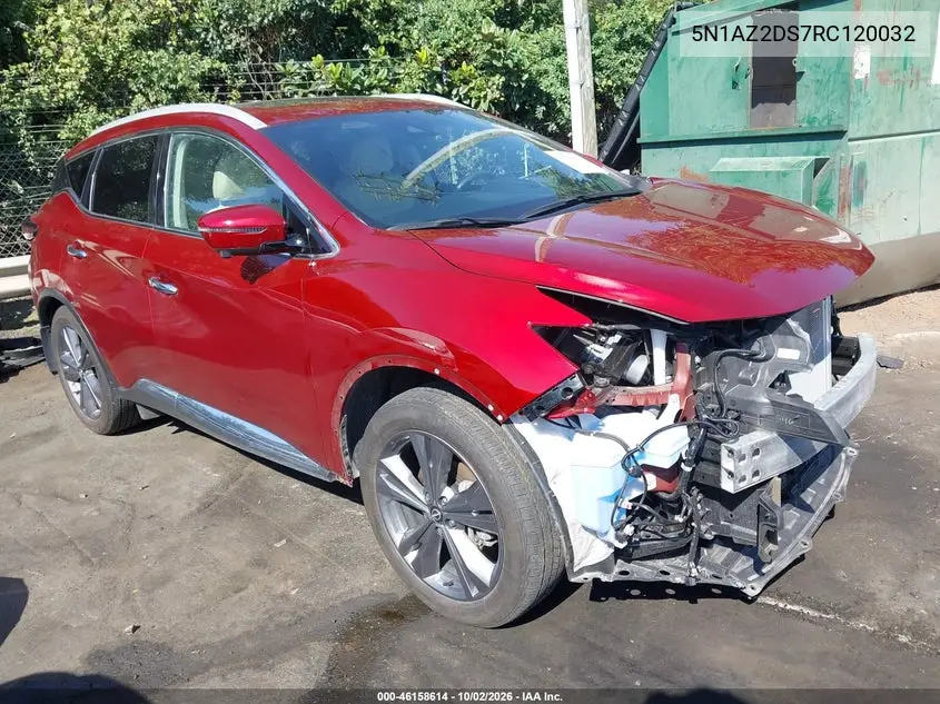 NISSAN MURANO 2024, VIN 5N1AZ2DS7RC120032