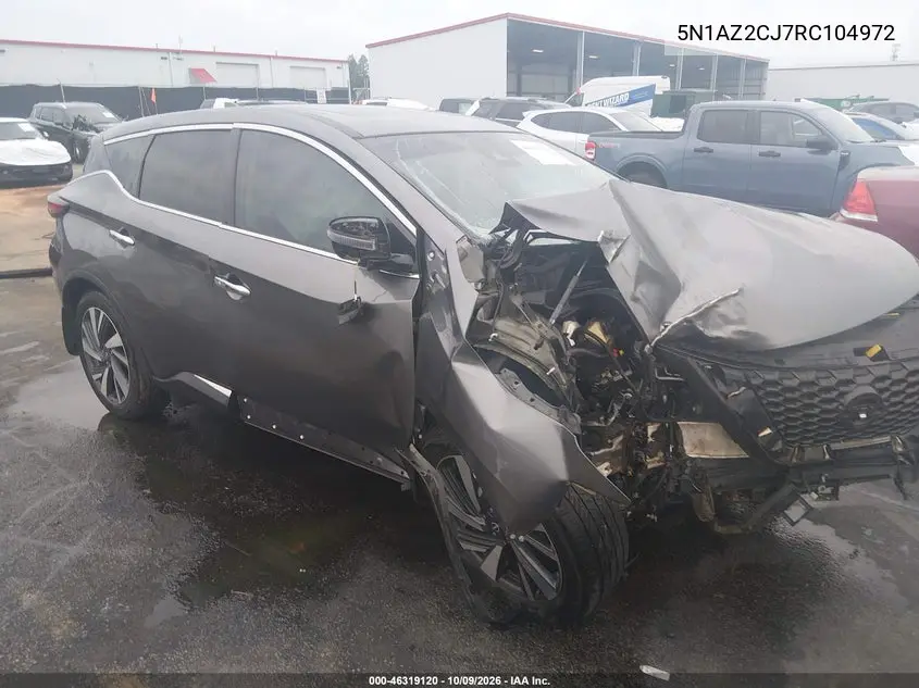 NISSAN MURANO 2024, VIN 5N1AZ2CJ7RC104972