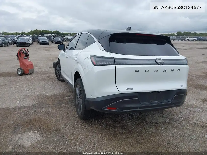 2025 NISSAN MURANO VIN 5N1AZ3CS6SC134677 — фото 3