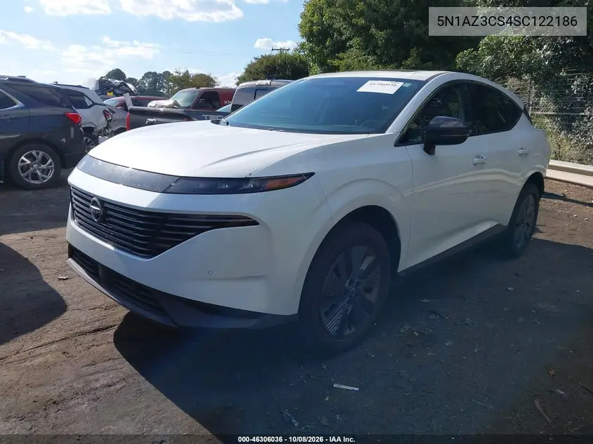 2025 NISSAN MURANO VIN 5N1AZ3CS4SC122186 — фото 2