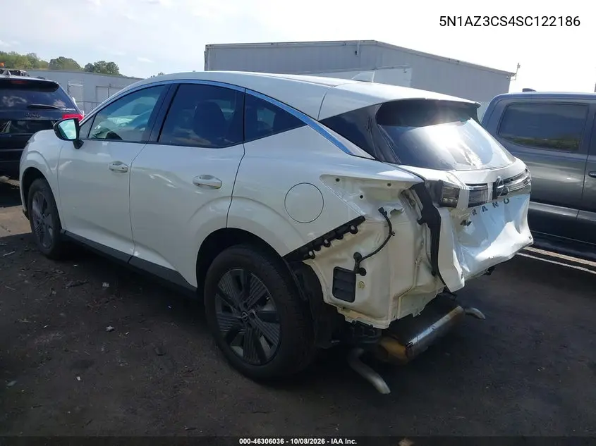2025 NISSAN MURANO VIN 5N1AZ3CS4SC122186 — фото 3
