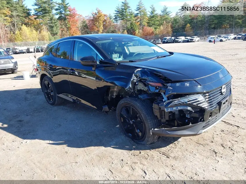NISSAN MURANO 2025, VIN 5N1AZ3BS8SC115856