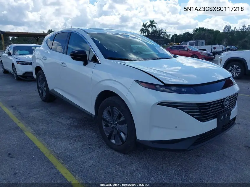 NISSAN MURANO 2025, VIN 5N1AZ3CSXSC117218