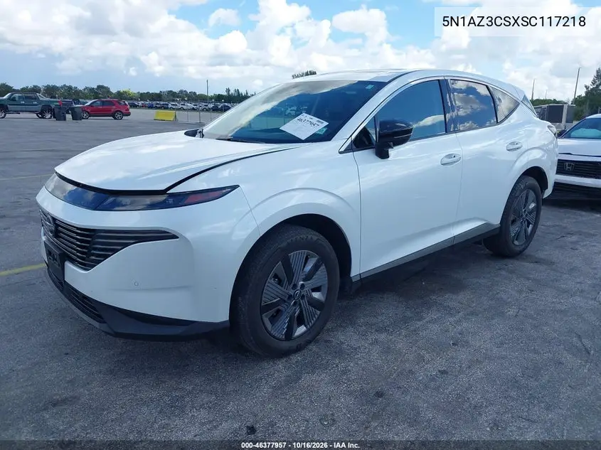 2025 NISSAN MURANO VIN 5N1AZ3CSXSC117218 — фото 2