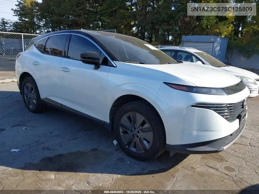 NISSAN MURANO 2025, VIN 5N1AZ3CS7SC125809