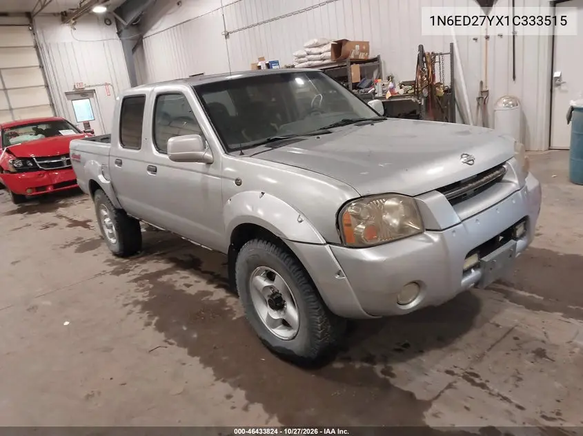 NISSAN NAVARA (FRONTIER) 2001, VIN 1N6ED27YX1C333515