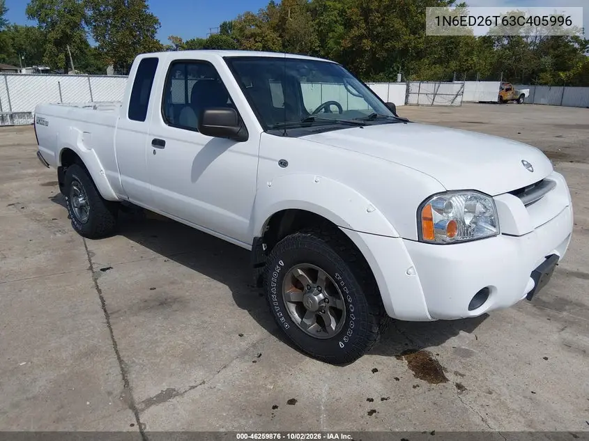 NISSAN NAVARA (FRONTIER) 2003, VIN 1N6ED26T63C405996