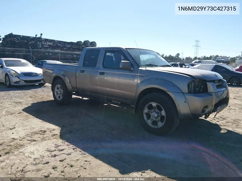 NISSAN NAVARA (FRONTIER) 2003, VIN 1N6MD29Y73C427315