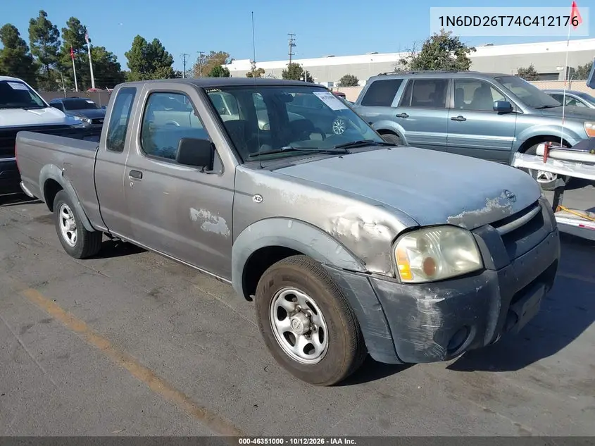 NISSAN NAVARA (FRONTIER) 2004, VIN 1N6DD26T74C412176