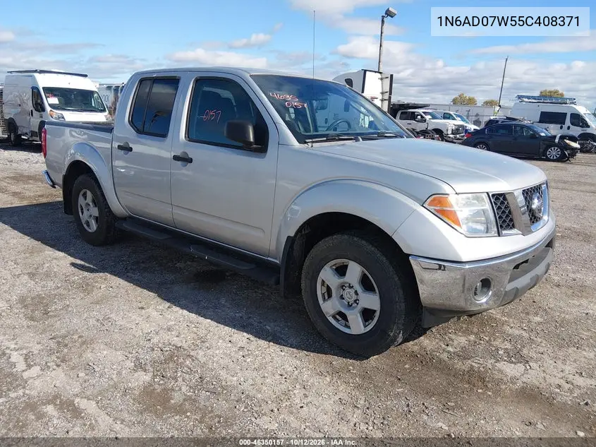 NISSAN NAVARA (FRONTIER) 2005, VIN 1N6AD07W55C408371