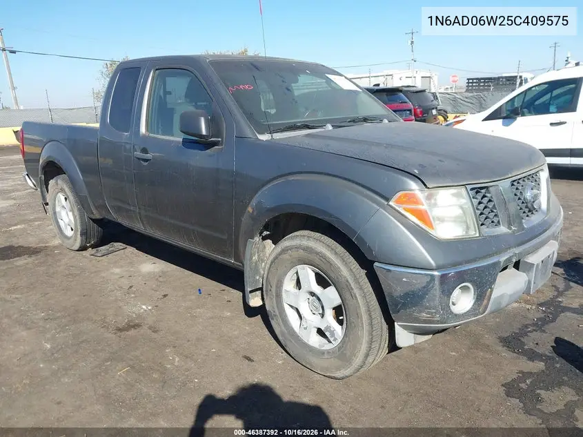 NISSAN NAVARA (FRONTIER) 2005, VIN 1N6AD06W25C409575