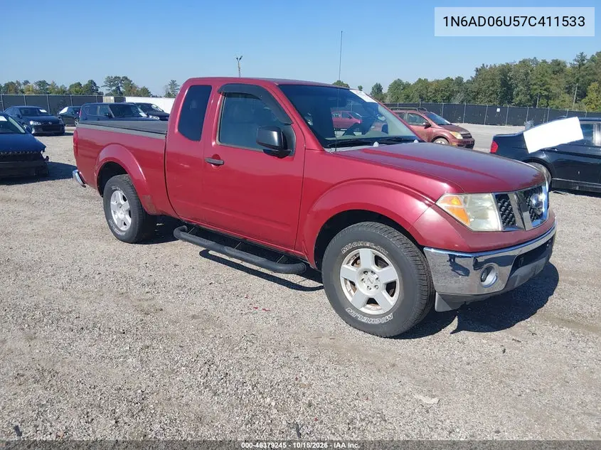NISSAN NAVARA (FRONTIER) 2007, VIN 1N6AD06U57C411533
