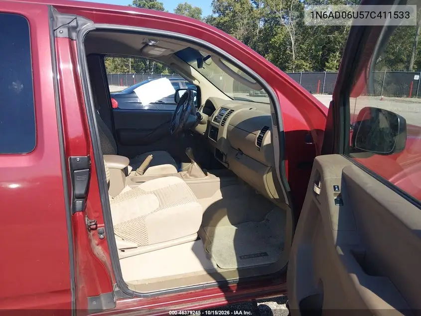 2007 NISSAN NAVARA (FRONTIER) VIN 1N6AD06U57C411533 — фото 5