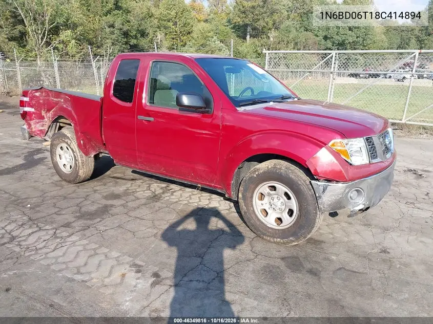 NISSAN NAVARA (FRONTIER) 2008, VIN 1N6BD06T18C414894