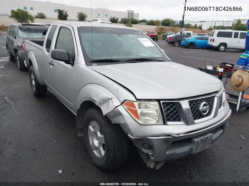 NISSAN NAVARA (FRONTIER) 2008, VIN 1N6BD06T18C426866