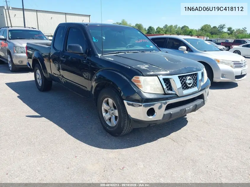 NISSAN NAVARA (FRONTIER) 2009, VIN 1N6AD06U19C418112