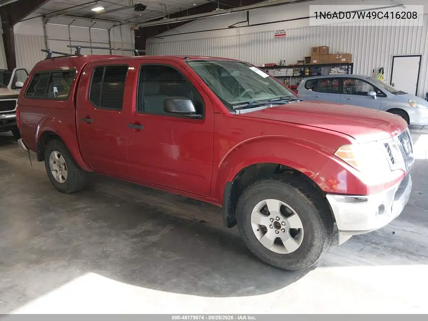 NISSAN NAVARA (FRONTIER) 2009, VIN 1N6AD07W49C416208
