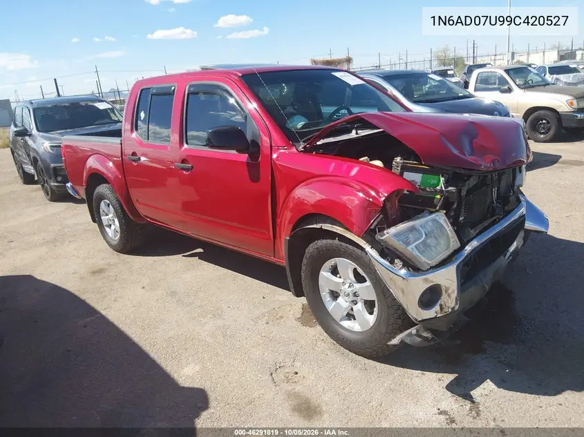 NISSAN NAVARA (FRONTIER) 2009, VIN 1N6AD07U99C420527