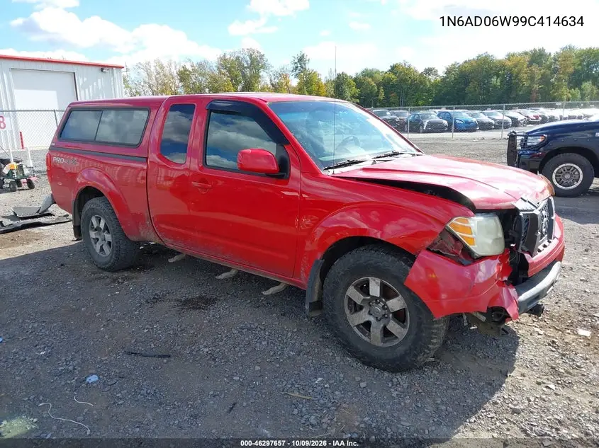 NISSAN NAVARA (FRONTIER) 2009, VIN 1N6AD06W99C414634