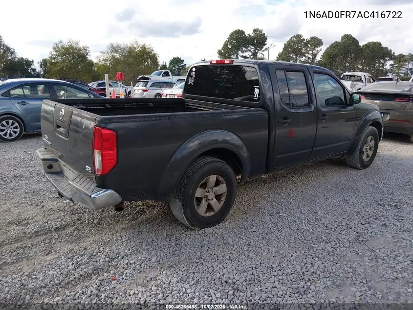 2010 NISSAN NAVARA (FRONTIER) VIN 1N6AD0FR7AC416722 — фото 4
