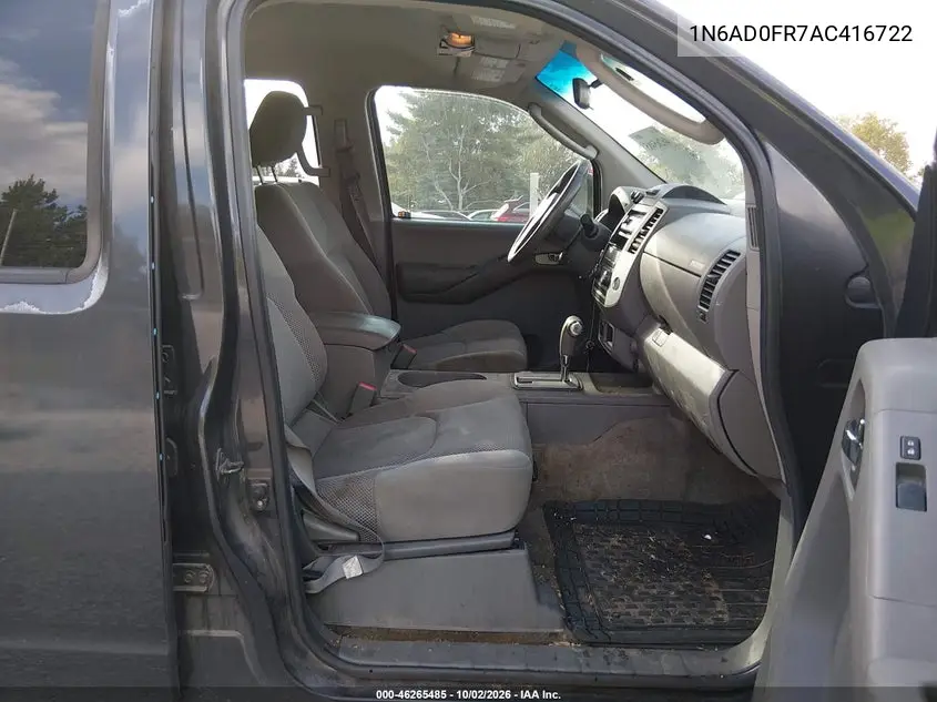 2010 NISSAN NAVARA (FRONTIER) VIN 1N6AD0FR7AC416722 — фото 5