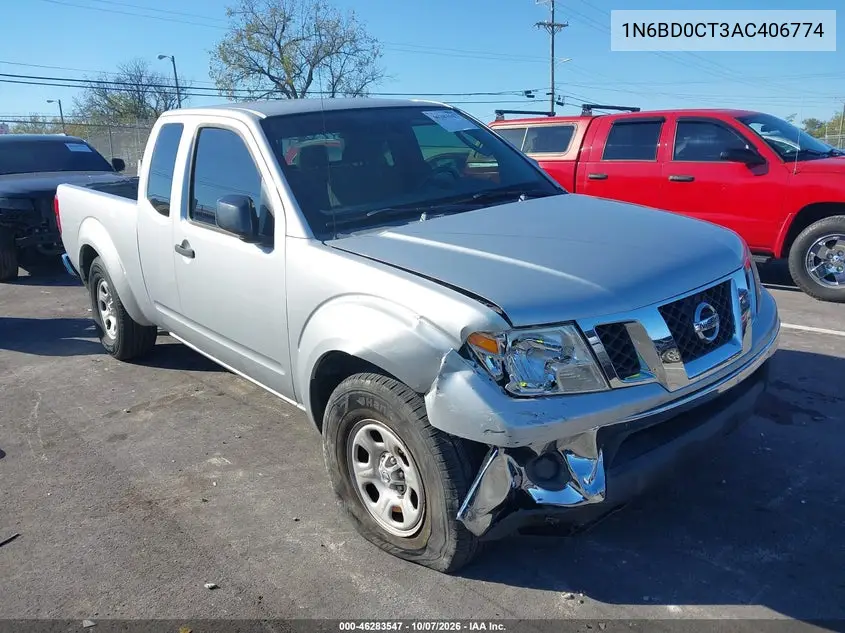 NISSAN NAVARA (FRONTIER) 2010, VIN 1N6BD0CT3AC406774