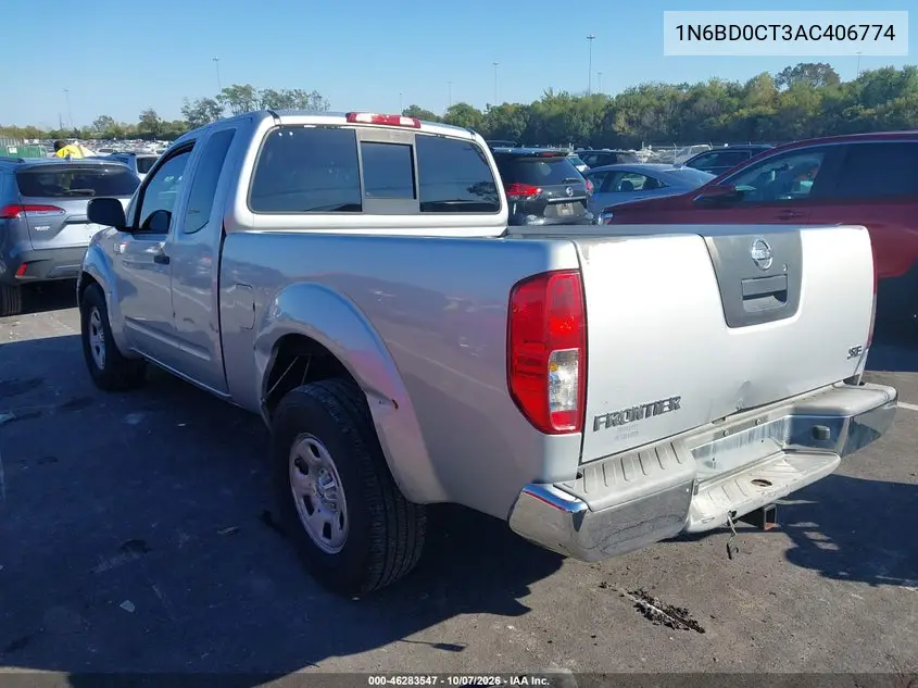 2010 NISSAN NAVARA (FRONTIER) VIN 1N6BD0CT3AC406774 — фото 3
